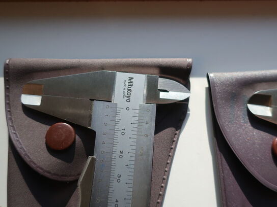 2 stk. MITUTOYO skydelære 