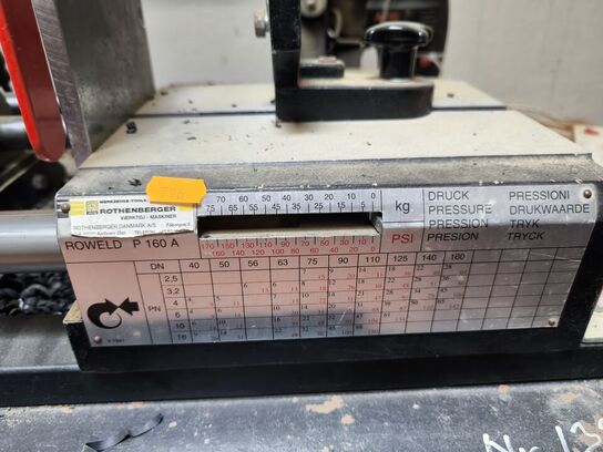 Rørsvejsemaskine ROTHENBERGER ROWELD P 160 A