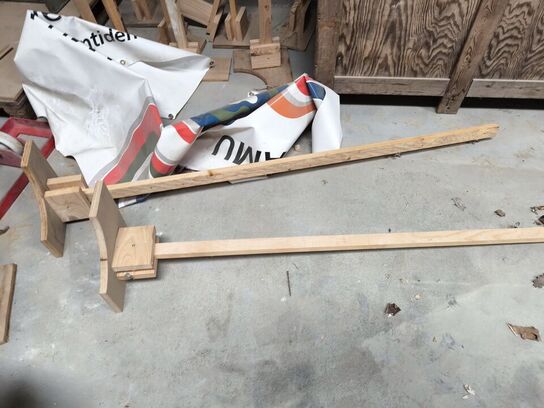 Barrel m. træ samt div. træ