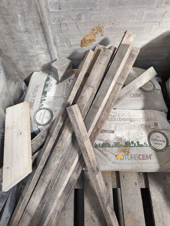 3 pll. blandet cement