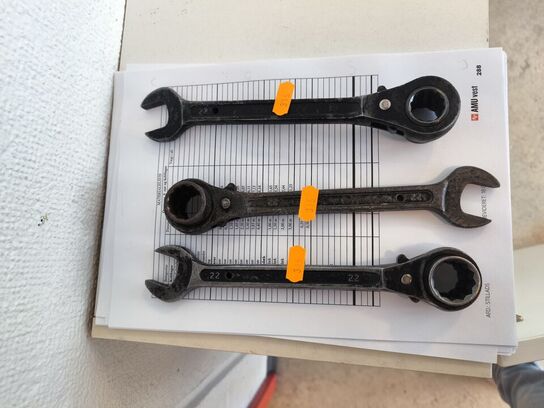 3 stk. 22 mm specialnøgler