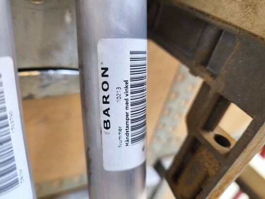 2 stk. BARON håndstamper med vinkel