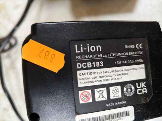 Lader & batteri til MICHANN rørskærer