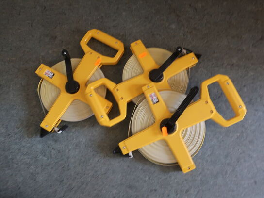 3 stk. målebånd 50m