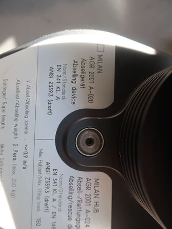 Redningshejs SKYLOTEC MILAN & pose m. indhold