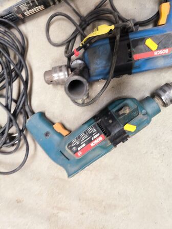 3 stk. slagboremaskiner