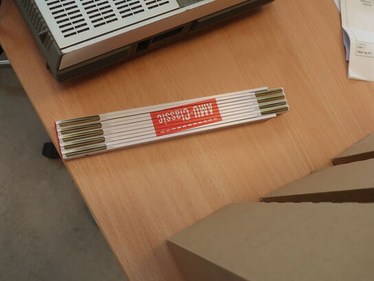 27 stk. tommestokke (ubrugte)