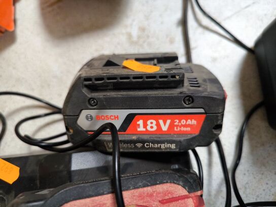 Batterilader BOSCH Prof. GAL 18V-40 inkl. 2 stk. batterier