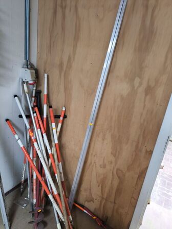 Div. markeringspinde, pælebor m.v.