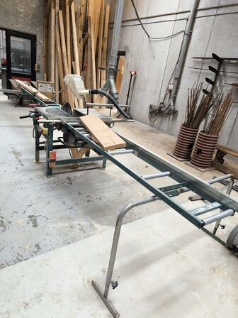 Savværk inkl. ERNEX 1603 sav og rullebaner