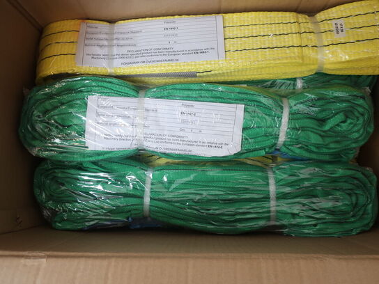 1 ks. løftestropper 3m/6m/8m (ubrugt)