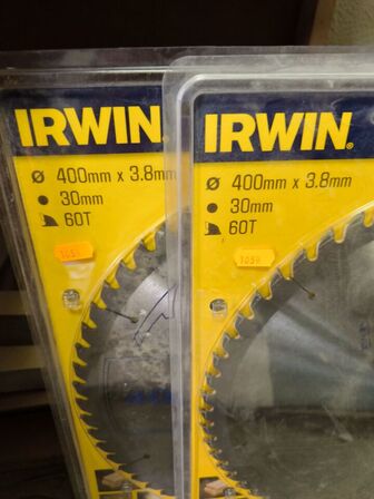 2 stk. IRWIN savklinger 400x3,8mm