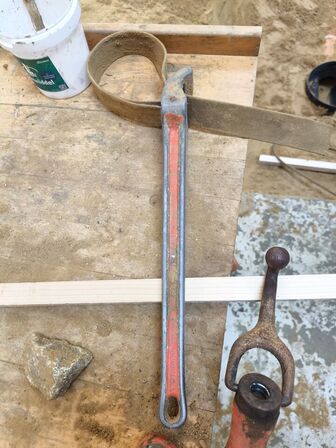 Filebænk m. RIDGID kæberørholder