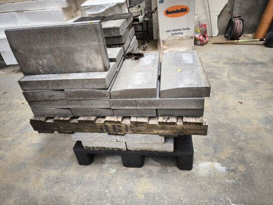 Betonsten samt granitkanter