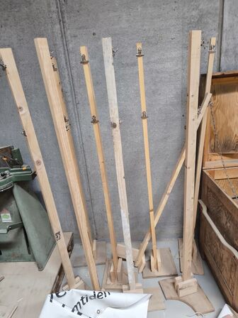 Barrel m. træ samt div. træ