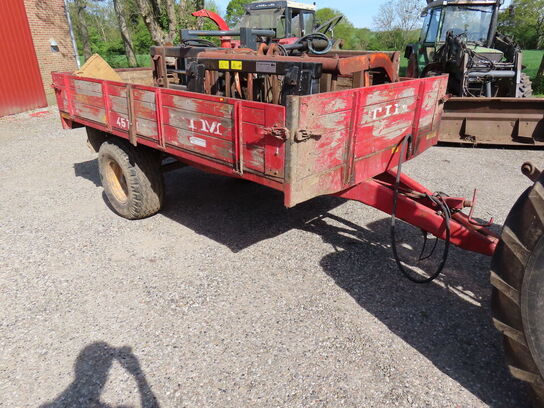 Tipvogn TIM 4,5T BT inkl. Ekstra sider
