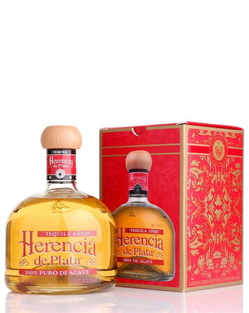 2 stk. Tequila Herencia De Plata Anejo  70cl. C6 38%