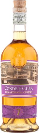 2 stk. Rom Conde De Cuba 7 years  70cl. C6 38%