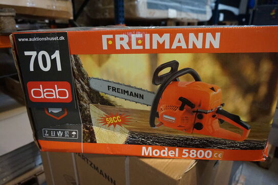 Freimann benzin kædesav 5800 58cc 20" sværd