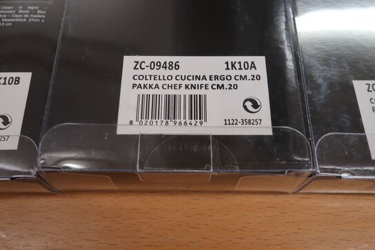3 stk BUGATTI knive ergo pakka
