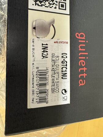 EL-kedel BUGATTI kettle giulietta