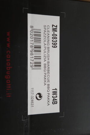 4 stk BUGATTI cesta bbq square basket, tectanfular grill, fork, cleaning brush