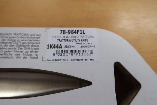 5 stk. BUGATTI trattoria køkken knive