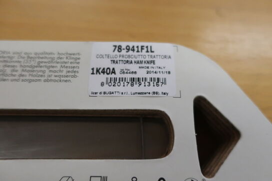 3 stk. BUGATTI trattoria køkken knive