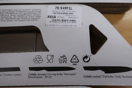 3 stk. BUGATTI trattoria køkken knive