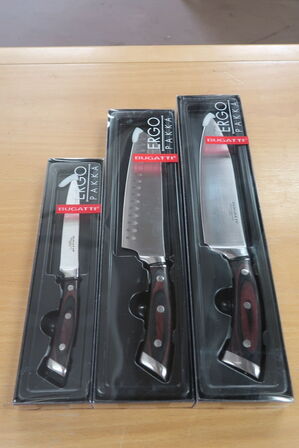 3 stk BUGATTI knive ergo pakka