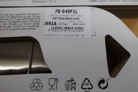 3 stk. BUGATTI trattoria køkken knive