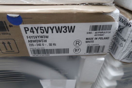 LG P4Y5VYW3W - Frontbetjent vaskemaskine