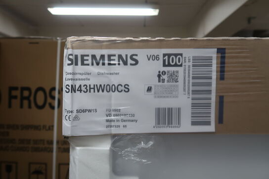 Siemens extraKlasse SN43HW00CS Opvaskemaskine til indbygning