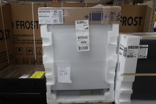 Siemens extraKlasse SN43HW00CS Opvaskemaskine til indbygning