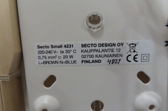 Væglampe SECTO DESIGN Secto 4231 Birk