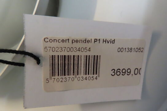 Pendel FRITZ HANSEN Concert P1 Hvid