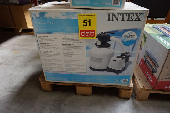 Intex 26652 sandfilterpumpe 12 kubikmeter 