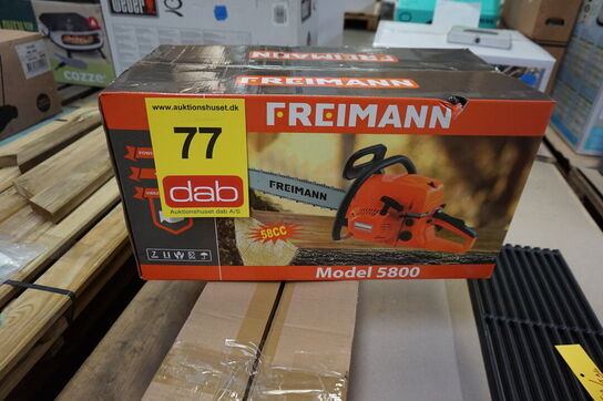 Freimann benzin kædesav 5800 58cc 20" sværd 