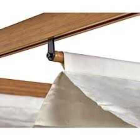 Bali pergola trælook uden cover 300x300x H: 228 cm 