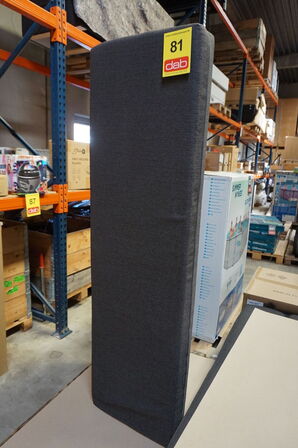 Sleepy lux foldemadras Antracit 180x150x12 cm