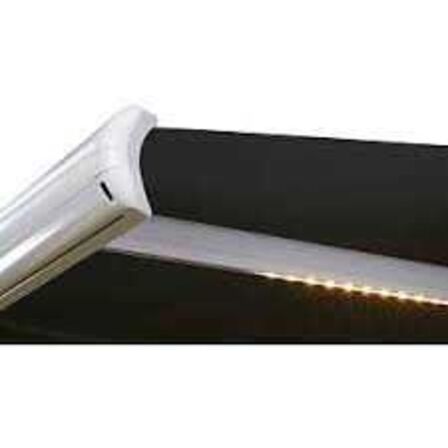 Rivoli markise med motor og LED 350x300 cm 