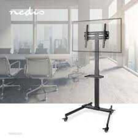 Nedis TV Stander 32-55" med Hylde og Hjul (35kg) Sort 