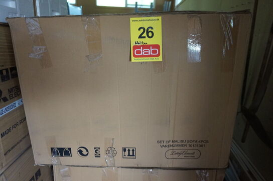 Malibu Loungesæt Sofa, bord & 2 stole