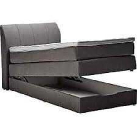 Nordisk Fjer C90 kontinentalseng med opbevaring 100x200 cm