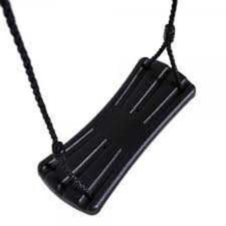 NORDIC PLAY Gyngestativ Arthur sort grundmalet inkl. sort gynge & Trapez 