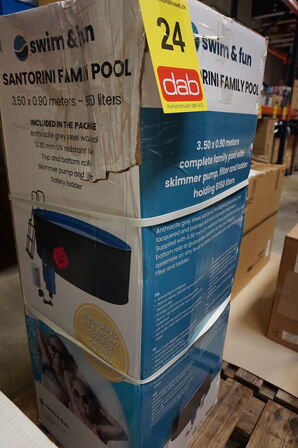 Swim & Fun Santorini family pool Ø350 cm 8150L