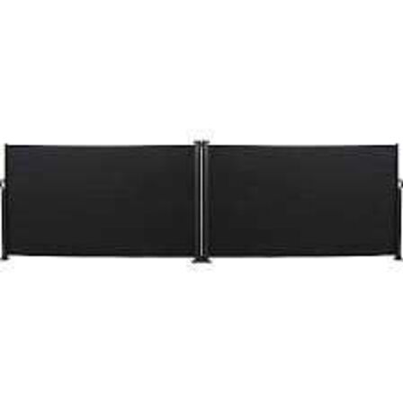 Clara dobbelt udtrækslæhegn Sort 