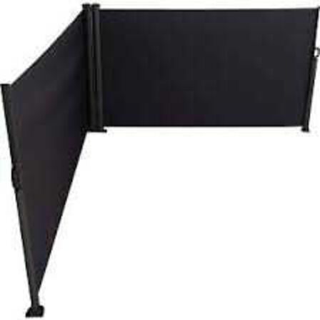 Clara dobbelt udtrækslæhegn Sort 