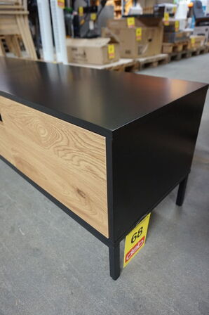 Seaford tv-bord Sort/vild eg B.140 x H.45 x D.40 cm 
