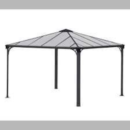 Palram Canopia Palermo pavillon 3600, antracitgrå 360x360 cm 
